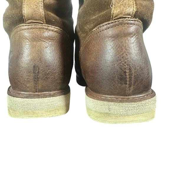 Sorel NL1784-200 Size 9 Brown Suede Leather Lace-Up Shearling Lined Winter Boots - Picture 7 of 9